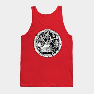 Medallion Queen Elizabeth I on Throne Tank Top